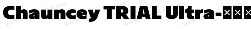 Chauncey TRIAL Ultra字体转换